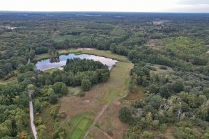 Les Bordes (Old) 7th Tee Aerial